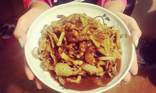 牛肉翻滚小章鱼