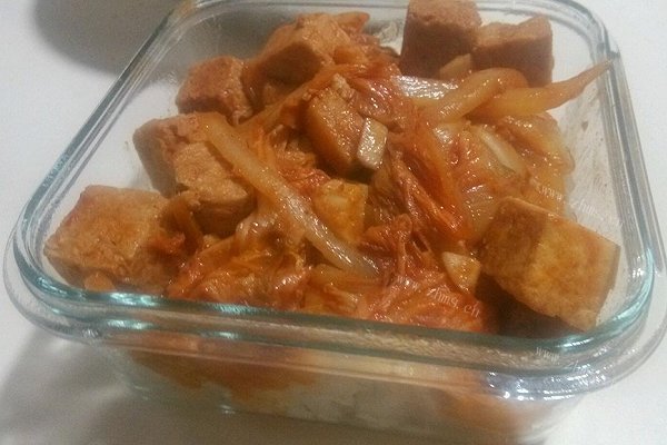 白菜炖冻豆腐-甜辣酱香版