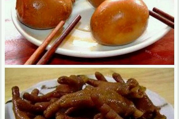 卤鸡爪鸡蛋