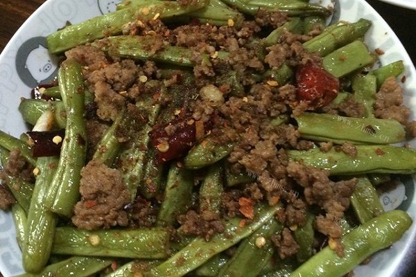 家常干煸四季豆