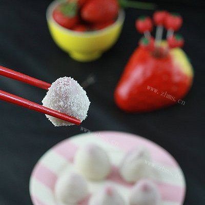 爱心草莓大福