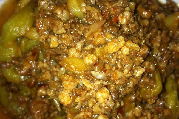 肉末拌手撕茄子