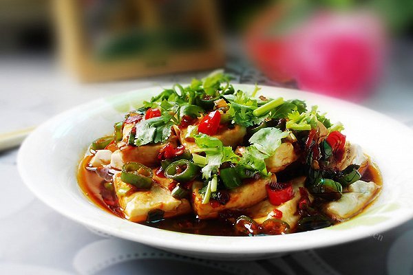 浇汁豆腐