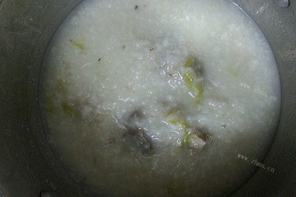 丝瓜虾皮排骨粥