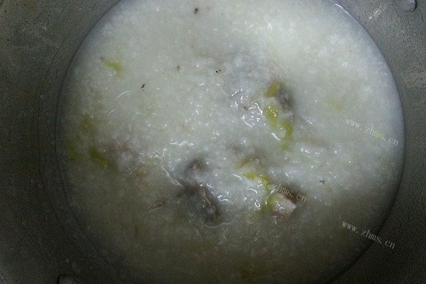 丝瓜虾皮排骨粥