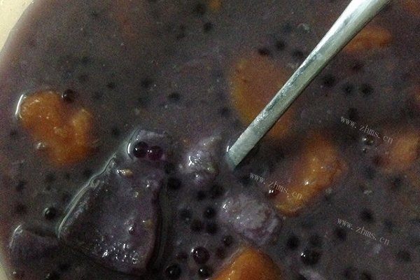 双薯西米牛奶糖水