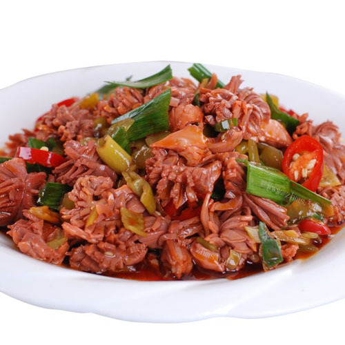 家常辣炒鸡胗