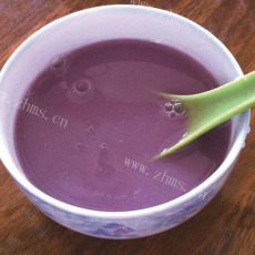 营养的紫薯豆浆