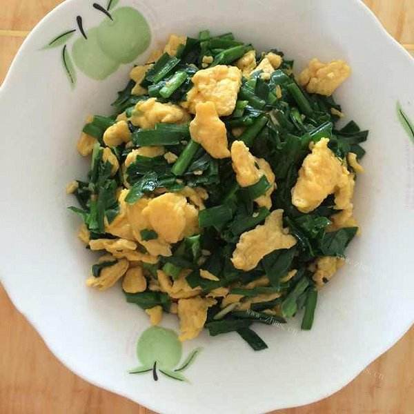 色味俱佳的韭菜炒蛋