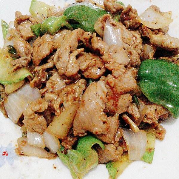 口感好的孜然肉片