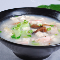 「美味可口」白菜豆腐汤