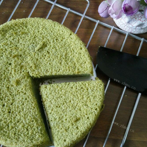 酥软的抹茶戚风