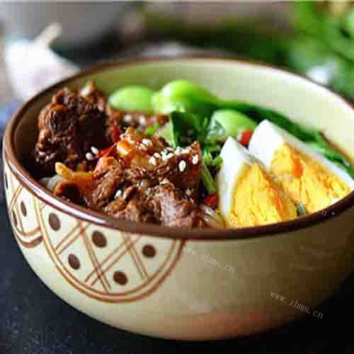 美味的煮牛肉