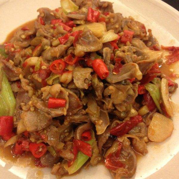 秘制榨菜鸡胗