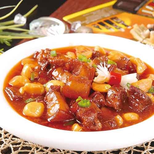 板栗红烧肉
