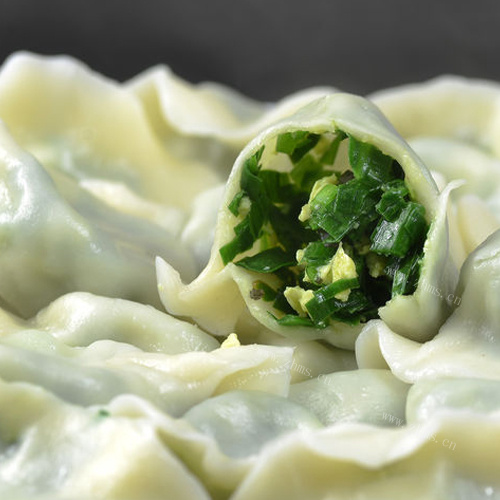 外婆教我做韭菜饺子馅的做法