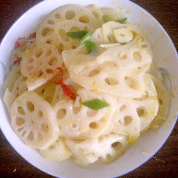 自制清炒藕片