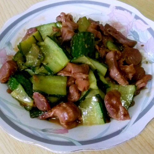 家常炒鸡胗 
