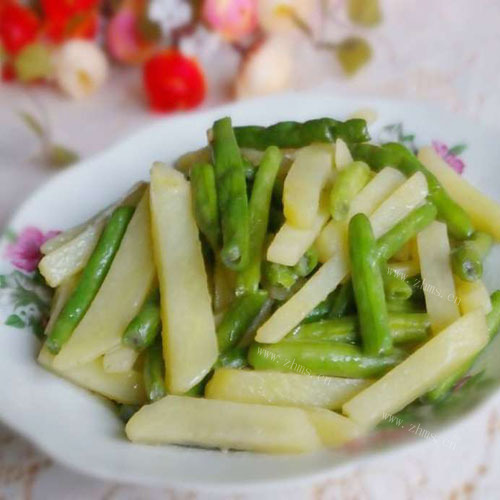 家常炒刀豆土豆的做法