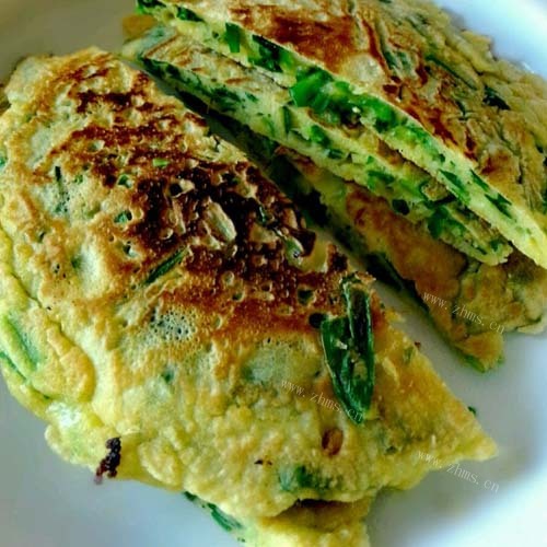健康美食之韭菜饼