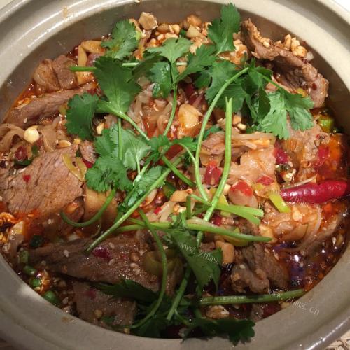 色香味浓的水煮牛肉