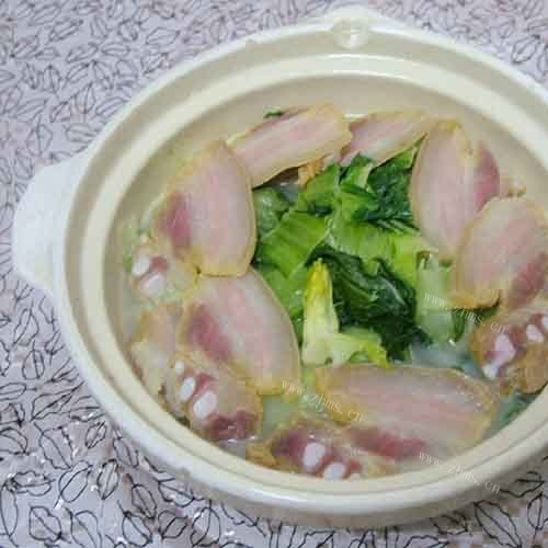家常版青菜炒肉丝 