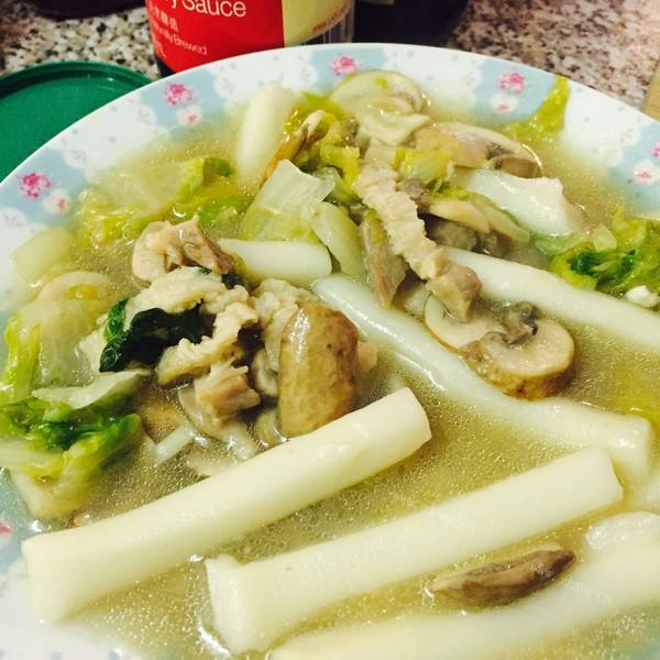 美味的扒栗子白菜