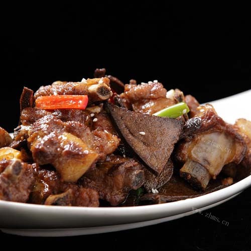 美味的炒肝 