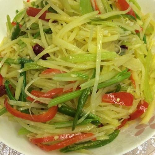 下酒菜香辣土豆丝