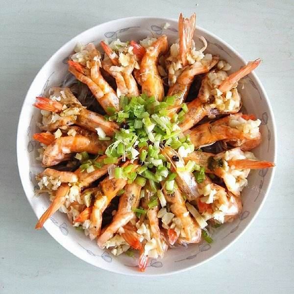 美味的蒜蓉大虾