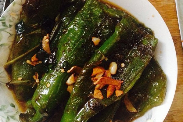 美味的虎皮青椒