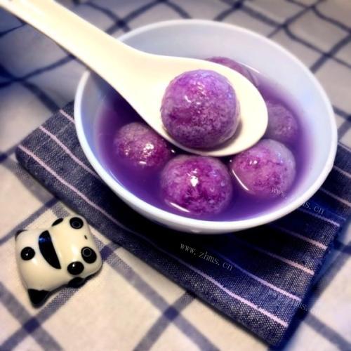 易做的紫薯汤圆