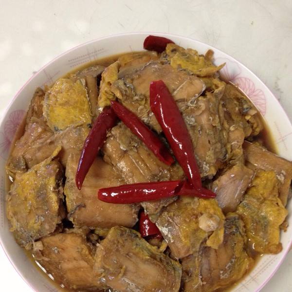 美味的家常烧带鱼