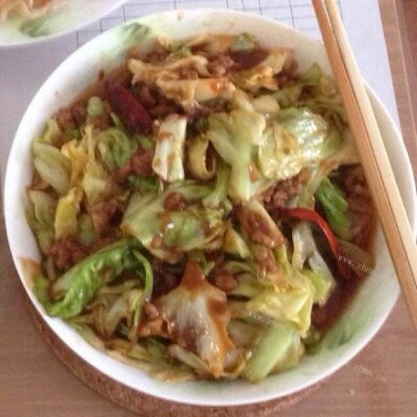 特色的酱爆洋白菜