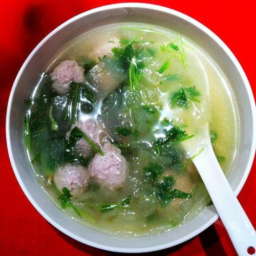 冬瓜丸子汤（简单版）