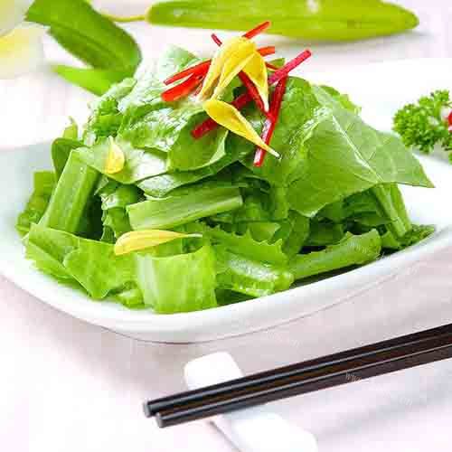 爽口的凉拌油麦菜