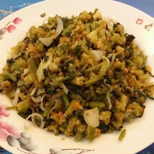易做的蒸芹菜叶
