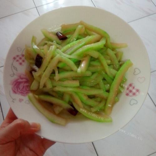 清炒西瓜皮