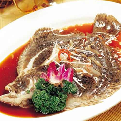 家庭版清蒸多宝鱼