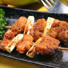健康美食-烤鸡肉串