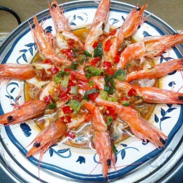 美味的蒜蓉虾