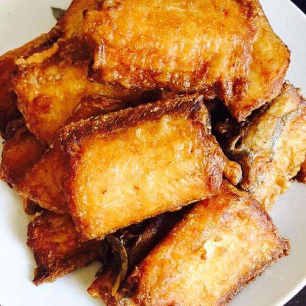 下酒菜炸带鱼的做法