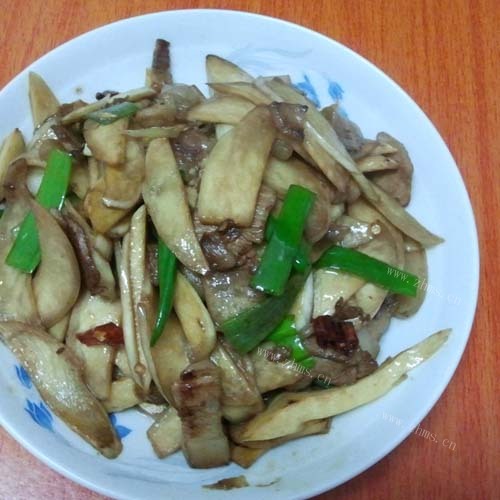#健康食谱#茭白炒肉