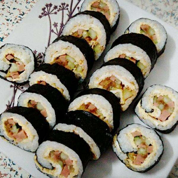 简洁版制作寿司
