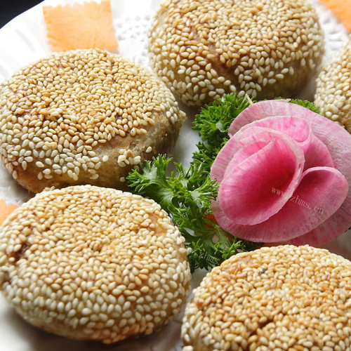 绿色食物之芝麻烧饼