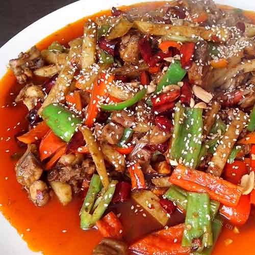 家常炒鸡