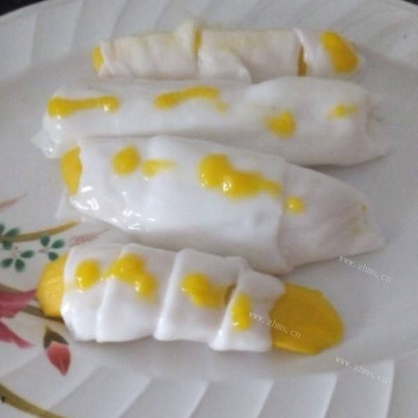 家庭版芒果肠粉