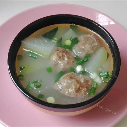 好喝的冬瓜牛肉丸子汤