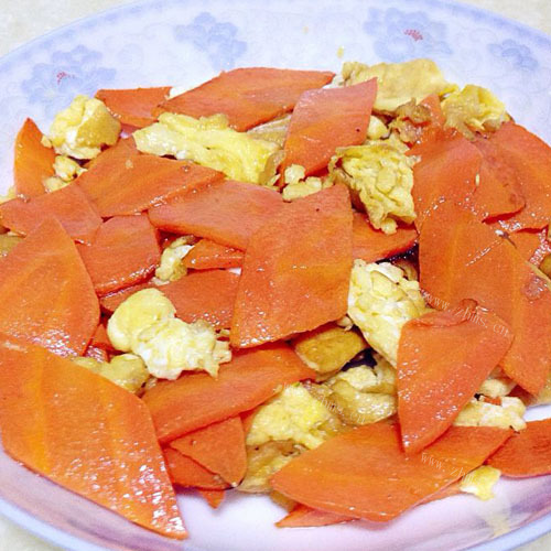 家常胡萝卜炒鸡蛋