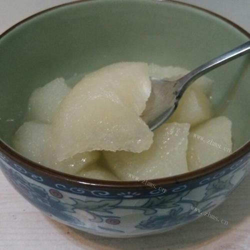 清热的冰糖蒸梨